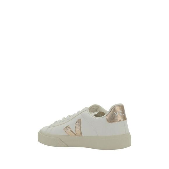 Veja White Calf Leather Bos Taurus Low Top Women's Sneakers - Picture 5 of 6